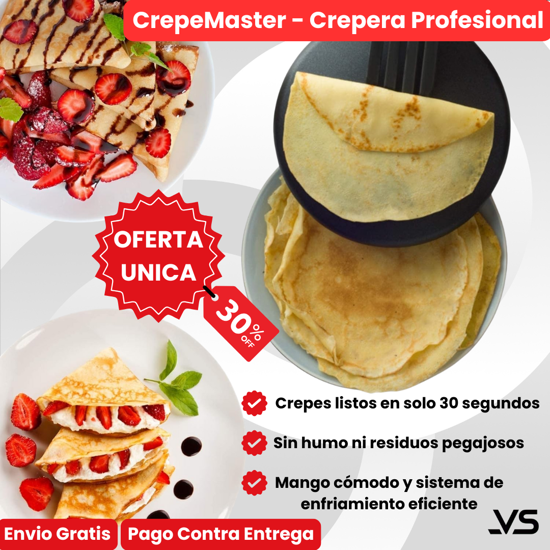 CrepeMaster - Crepera Profesional